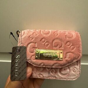 Guess Blush Velvet Mini Bag